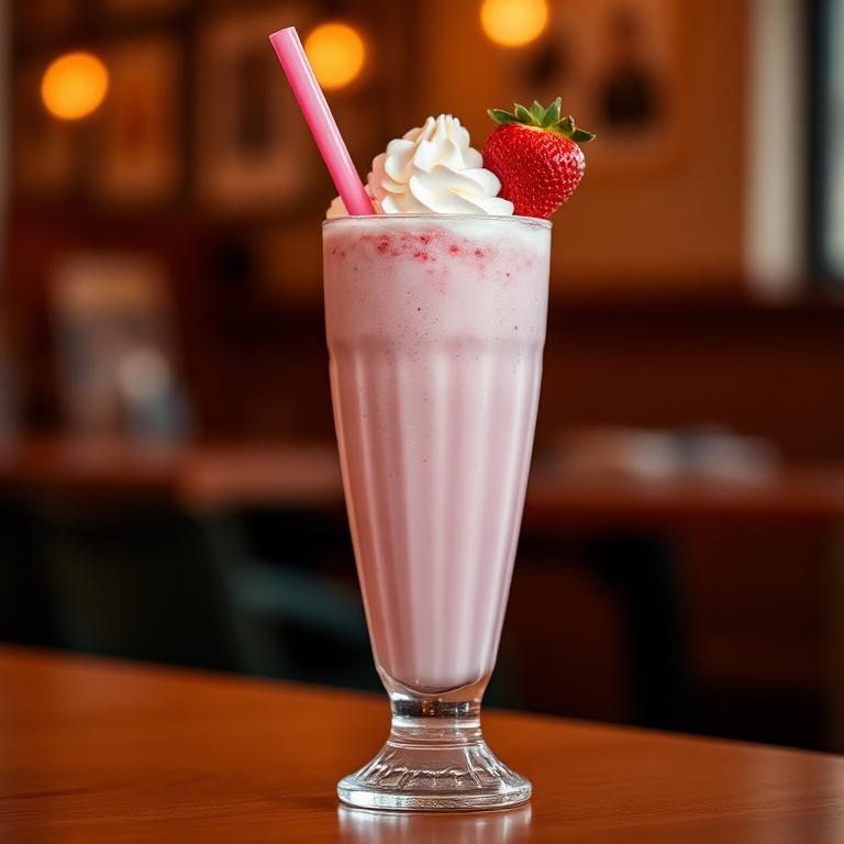 Strawberry milkshake